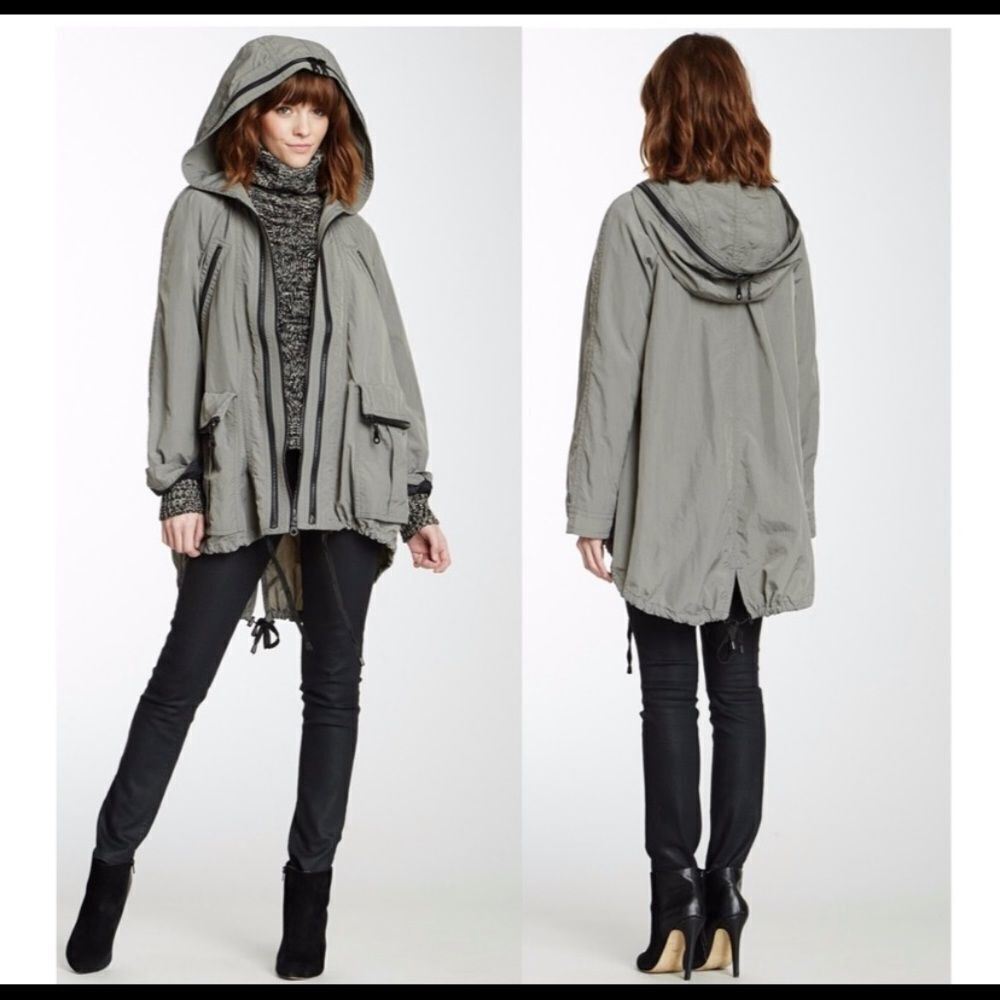 G.E.T. All Live Gray Jacket Heavy Windbreaker S